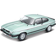 Bburago Plus Ford Capri 1982 1:24 light green - Metal Model