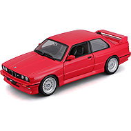 Bburago BMW 3 Series M3 1988 1:24 red - Metal Model