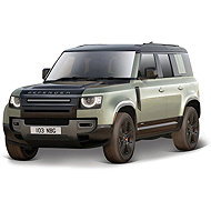 Bburago Land Rover Defender 110 1:24 silver - Metal Model