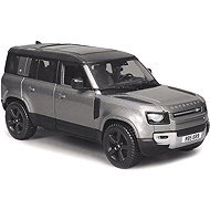 Bburago Land Rover Defender 110 1:24 silver - Metal Model