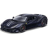 Bburago Ferrari 488 Pista 1:24 dark blue - Metal Model