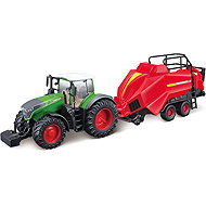 Bburago Fendt 1050 Vario with baler 1:50 - Metal Model