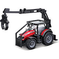 Bburago Massey Ferguson 8740S forestry 1:50 - Metal Model