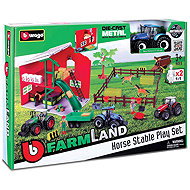 Bburago horse stable with tractor 1:43 - Metal Model