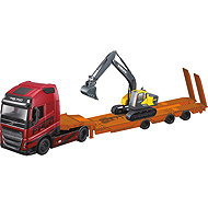 Bburago Volvo FH16 Globetrotter 750XXL with EC220E 1:43 - Metal Model
