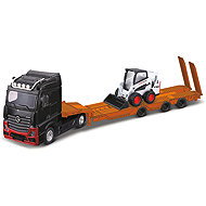 Bburago Mercedes-Benz Actros Gigaspace 1:43, Bobcat - Metal Model