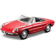Bburago Alfa Romeo Spider 1966 1:32 red - Metal Model