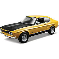 Bburago Ford Capri RS2600 1970 1:32 yellow - Metal Model