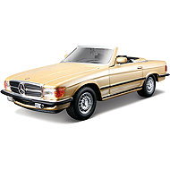 Bburago Mercedes Benz 450 SL 1977 1:32 gold - Metal Model