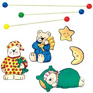 Bino hanging carousel, sleeping bears - Cot Mobile