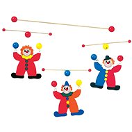 Bino hanging carousel, jugglers - Cot Mobile