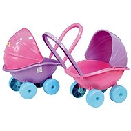 Teddies stroller plastic deep 29×45×49cm - Doll Stroller