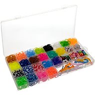 Kruzzel 18273 Elastic bracelets 1500 pcs - Jewellery Making Set