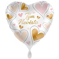 AMSCAN Balloon foil bachelorette party team bride heart 43 cm - Balloons