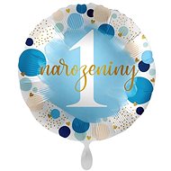 AMSCAN Foil balloon 1st birthday boy 43 cm - Balloons