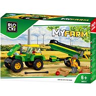Blocki MyFarm Tractor with a trailer - Building Set