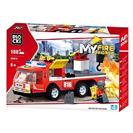 Blocki MyFireBrigade Fire engine with tow hook - Building Set