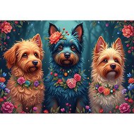 Bluebird Dog trio 1000 pieces - Jigsaw Puzzle