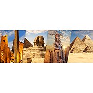 BLUEBIRD Panoramic puzzle Discover Egypt – Luxor and Giza 1000 pieces - Jigsaw Puzzle
