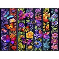 BLUEBIRD Flowers and butterflies 500 pieces - Jigsaw Puzzle