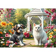 BLUEBIRD Companions in the garden 1000 pieces - Jigsaw Puzzle