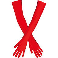 Boland Gloves red long - Costume Accessory
