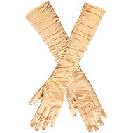 Boland Gold satin gloves - Costume Accessory