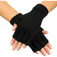 Boland Fingerless gloves black short - Costume Accessory