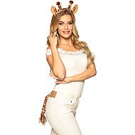 Boland Giraffe Set Tail with Headband - Costume Accessory