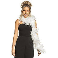 Boland Boa péřové bílé 80 g - Costume Accessory