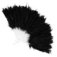 Boland Vějíř černý z peří - Costume Accessory