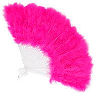 Boland Pink Feather Fan - Costume Accessory