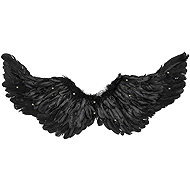 Boland Black Angel Wings LED Light-Up - Costume Accessory