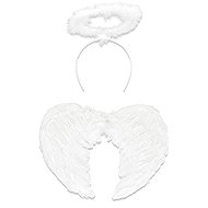 Boland Angel Wings and Halo Set White - Costume Accessory