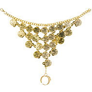 Boland Gold Coin Bracelet with Ring - Costume Accessory