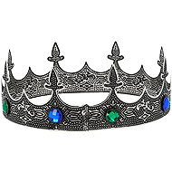 Boland Metal Royal Crown Silver - Costume Accessory