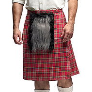 Boland Scottish Kilt Red with Fur - Costume Accessory