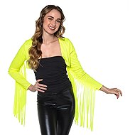 Boland Bolero Rave neon yellow (M/L) - Costume Accessory