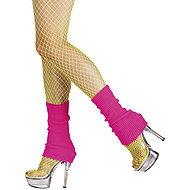 Boland neon pink disco leg warmers - Costume Accessory