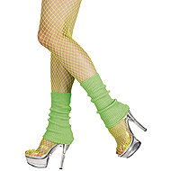 Boland Disco neon green leg warmers - Costume Accessory