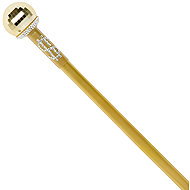 Boland Dollar sign staff golden - Costume Accessory