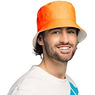 Boland Rave hat neon orange - Costume Accessory
