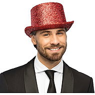 Boland Showtime red top hat - Costume Accessory