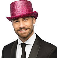 Boland Showtime pink top hat - Costume Accessory
