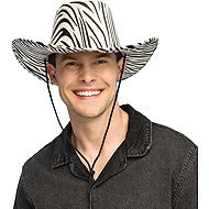 Boland Wild Zebra cowboy hat - Costume Accessory