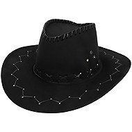 Boland Savanne cowboy hat, black - Costume Accessory