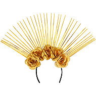 Boland Nova floral headband, gold - Costume Accessory