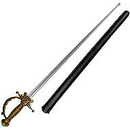 Boland Musketeer's rapier with scabbard 65cm - Costume Accessory