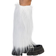 Boland Rave leg warmers white - Costume Accessory