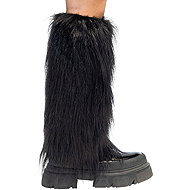 Boland Rave leg warmers black - Costume Accessory